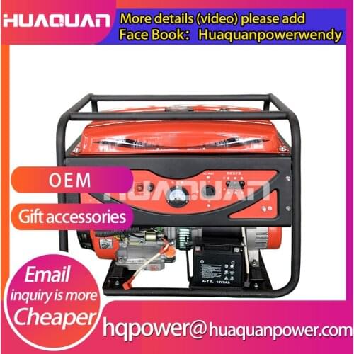 Electric start 5kw portable small power generator