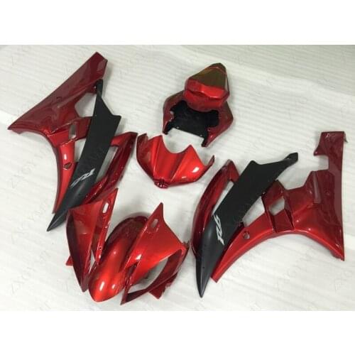 Fairing Kits YZF R6 2006 - 2007 Black Red Fairings for YAMAHA YZFR6 07 Fairing YZF R6 2007