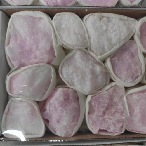 A box Natural powder color aragonite mineral crystal mineral specimen collection