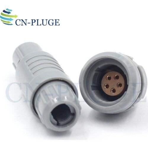 M17 CAB/CLB 5 pin Plastic Wire Connector Medical Electronic Circular Socket Connector Plug & Socket