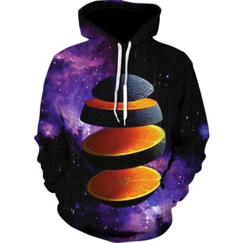 2021 Mens Fashion Hoodie Spring and Autumn New 3D Digital Printing Outdoor Casual Anime Hooded Jogging Top