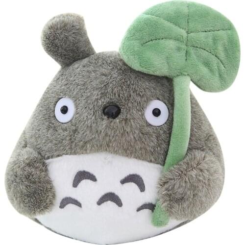 20 cm Cartoon Movie Soft TOTORO Plush Toy Soft Stuffed Lotus Leaf Totoro Toy For Fans