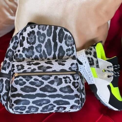 2021 New Woman Bag Animal Print Backpack Fashion One Shoulder Messenger Bag High Quality High Capacity