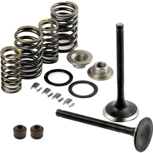 Valve Assembly Set With Spring Pin Oil Seal For 125cc 150cc GY6 4-Stroke Scooter, Motorcycle part