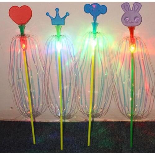 Party Articles Variety Magic Bubble Glow Stick Flash Twist Colorful Flower Magic Wand Children Toys Led Accessories Neon Sticks
