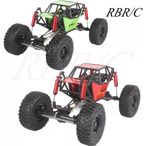 RBR/C 1:10 Simulation Tube Frame Off-Road Climbing Four-Wheel Drive Upgrade Modified RC Remote Control Car Model Toy KIT-- 8504