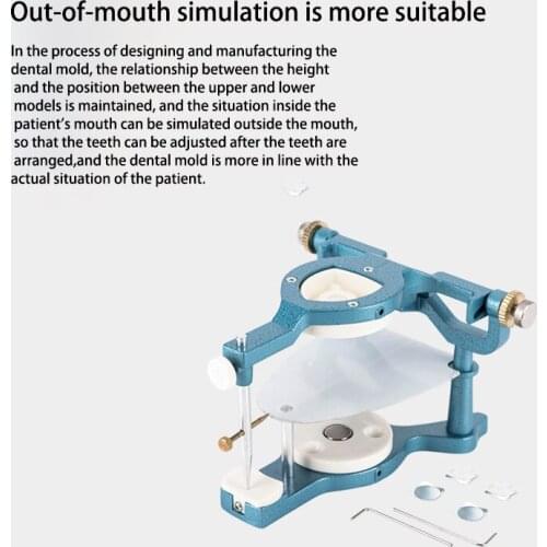 1PC Dental Anatomic magnetic articulator Dental Lab Equipment Tools for dental lab die model work