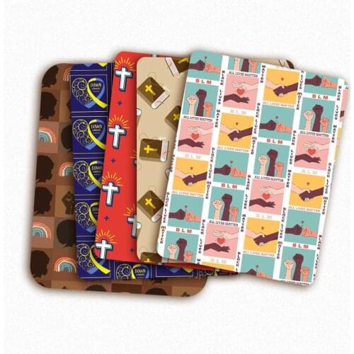 IBOW Polyester Cotton Fabric Prints Cloth Equality Themed Sheets For Masks Dress Sewing DIY Crafts Material 45*145cm/pc