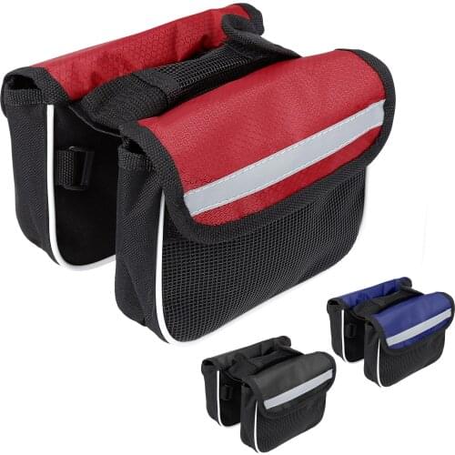 Bicycle Bag Front Bike Frame Bag Tool Pouch Pack Storage Case For Bicycle Tube Cycling Outdoor Accessories