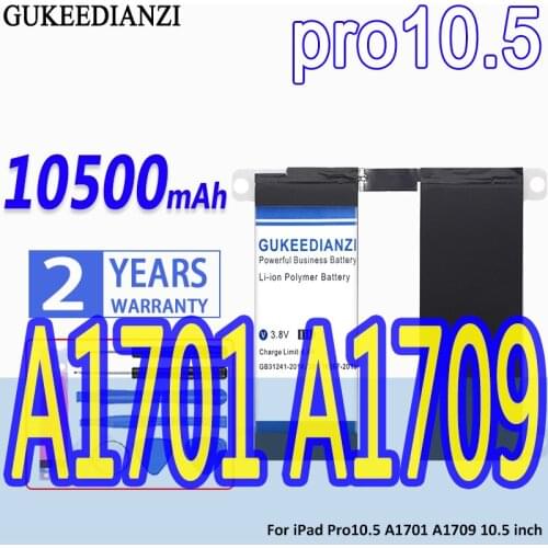 High Capacity GUKEEDIANZI Battery pro10.5 10500mAh For iPad Pro10.5 A1701 A1709 10.5 inch Pro 10.5