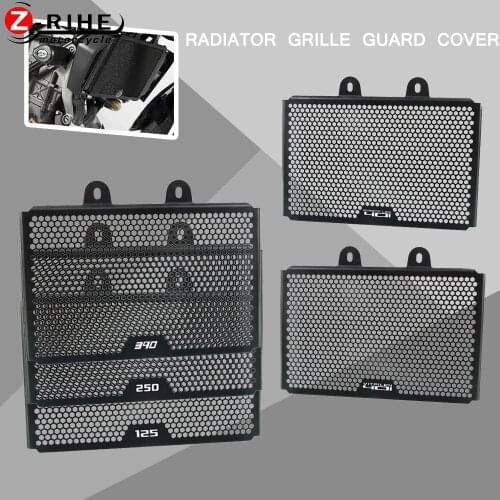 For Husqvarna 401 Svartpilen Vitpilen MotorcycleRadiator Grille Guard Cover For 250 125 390 Radiator Guard 2018 2019 2020 2021