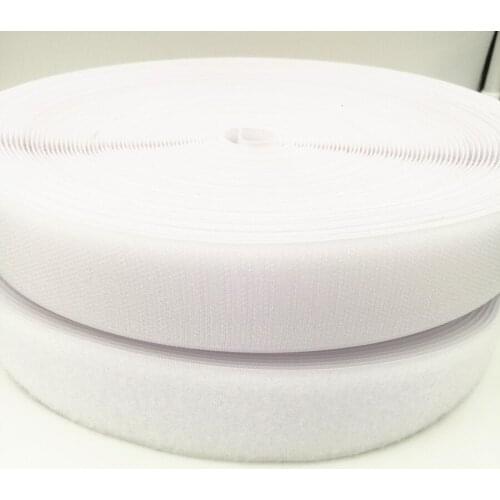 1.2''(3cm)Width x 27yards .Sew-on fastening Tape, Sewing hook and loop ,Garment ,shoes ,bags acceories. white
