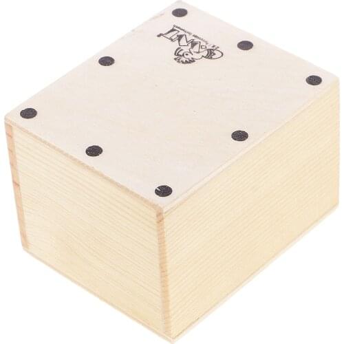 1pc Hand Held Drum Shaker Wooden Mini Cajon For Performance Parts