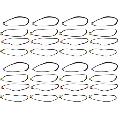 32pcs Fly Fishing Tippet Spool Tenders with Elasticity Tippet Rings Threader Fish wire loop Accessory