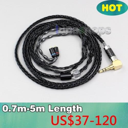 8 Cores Silver Plated Headphone Cable For JH AUDIO JH 3X PRO JH5 JH7 JH10 JH10X3 PRO JH11 PRO JH13 JH16 vinta LN006359