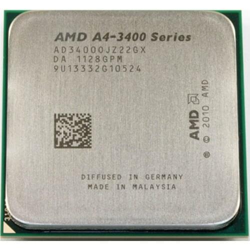 AMD A4 3400 CPU FM1 905pin Desktop dual core Set Display Apu 2.7G 65W