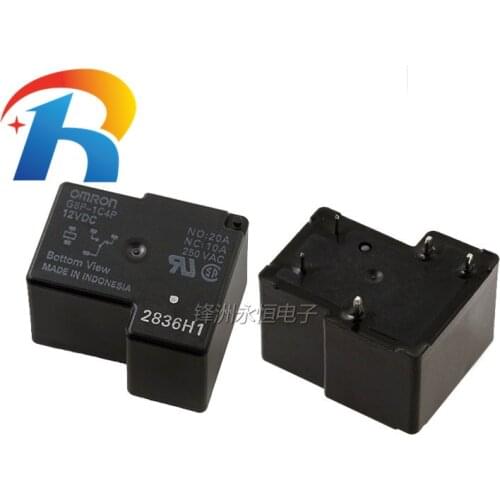 Free shipping 5PCS G8P-1C4P-12VDC power relay a set of conversion 5PIN 20A250V original DC12V G8P-1C4P