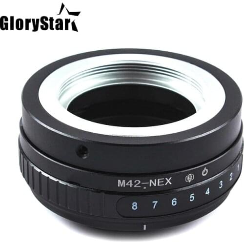 GloryStar Tilt Shift Adapter Ring for M42 Lens to Sony NEX E Mount Camera ILCE-7 A7S A7R II A5100