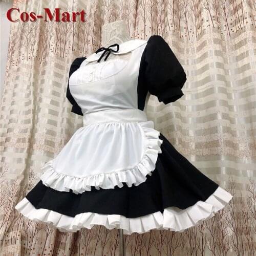Game Azur Lane IJN Atago Cosplay Costume Traditional Classic Maid Dress Activity Party Role Play Clothing Custom-Make Any Size