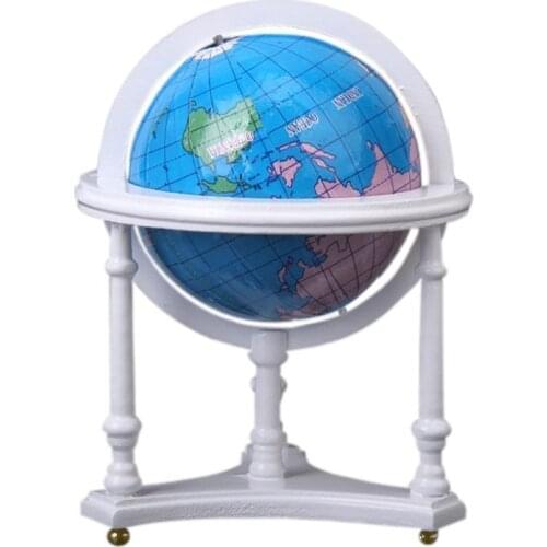 OMoToys Mini Scale Globe Miniature With Stand For 1:12 Dollhouse Furniture