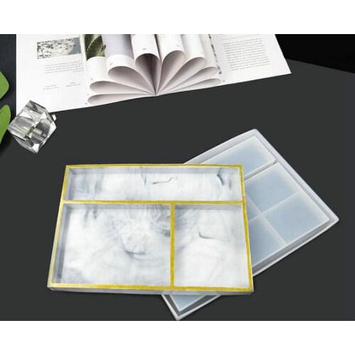 DIY Multilayer Storage Box Epoxy Resin Silicone Mold Jewelry Fillings Pendant Accessory Charms Handmade Cabochon Mould Craft