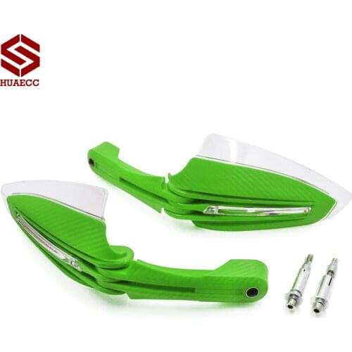 Motorbike Handguards 28mm 22mm Handlebar with Led Light Big Hand Guard Protector for Kawasaki Yamaha Suzuki Honda Yamaha