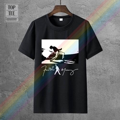 Freddie Mercury Queen Bohemian Rhapsody MenS Black T Shirt Cotton S 6Xl