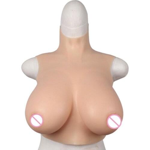 No Oil Gorgeous G Cup Silicone Breast Form Artificial Breast Soft Boob Bionic Skin Crossdresser Transgender Queen Mastectomy Bra