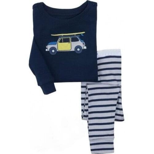 New Autumn Baby Girls Pajamas Sets Boys Girl Cartoon Clothes Sleepwear Kids Long-sleeve T-shirt+pant Pijamas Suit 2-7T Homewear