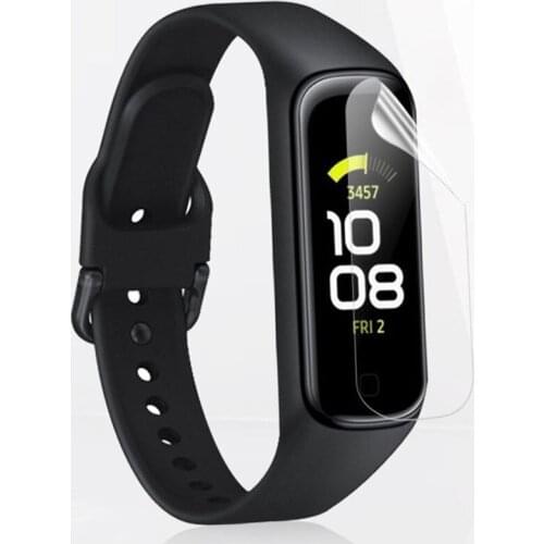 New Soft TPU Clear HD Protective Film For Samsung Galaxy Fit 2 Fit2 Smartband Wristband Screen Protector Cover Accessories Films
