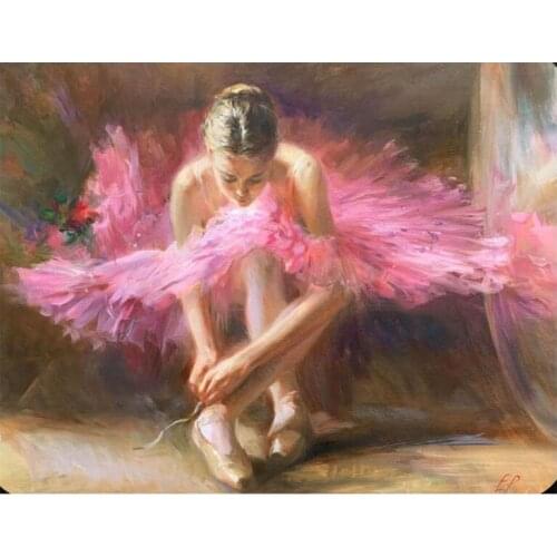 New DIY Full Square Diamond painting Oil painting ballet girl dancer pictures For Embroidery Diamond Mosaic Cross Stitch Decor