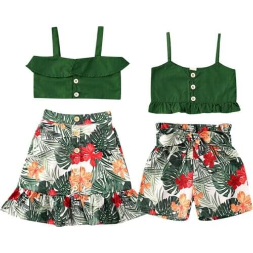 New Kid Baby Girl Summer Sleeveless Vest Ruffle Tops+Bowknot Shorts&Dress Clothes