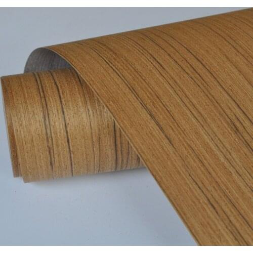 New Design Teak Engineered Wood Veneer with Fleece Backer