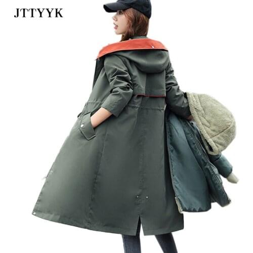 -20 Degrees Winter Coat Women Warm Hooded Long Parka With Fur Oversized Down Jacket Female Wool Liner Casual Elegant Woman Top