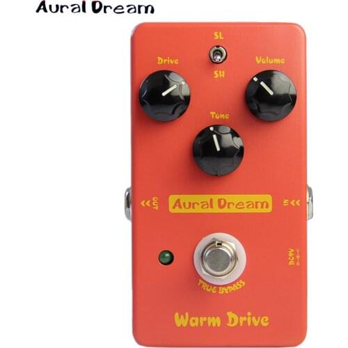 Aural Dream Warm Drive Guitar Effect Pedal OVERDRIVE Electric guitar effects Pedal copy Boss OD-1 True Bypass