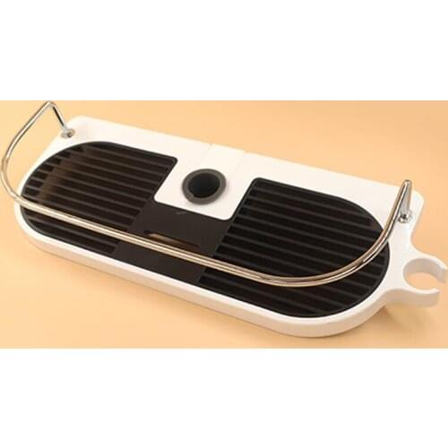 Bathroom Shelf Shower Storage Rack Holder, Household Washing Room Round Edge Shampoo Bath Towel Tray Holder