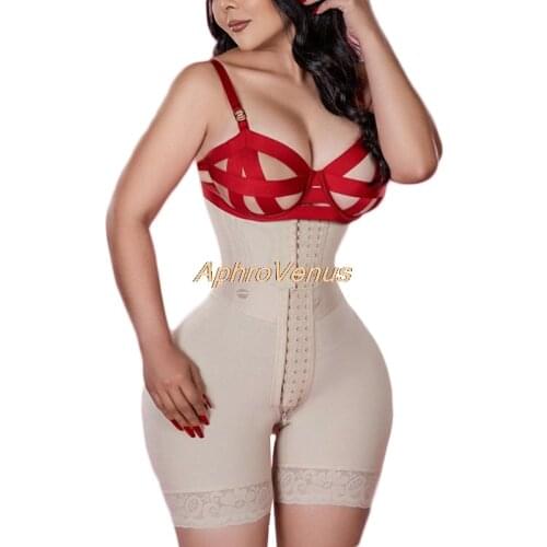 Full Body Shaper Waist Trainer Crotch zipper Bodysuit Shapewear Women Girdle Corset Overbust Slimming Sheath Belly Tummy Control