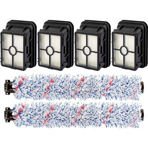 Roll Brush Hepa Filter for Bissell Crosswave 1785 1866 1868 2303 2305 2306 Series Vacuum Cleaner Floor Pet Carpet Brush