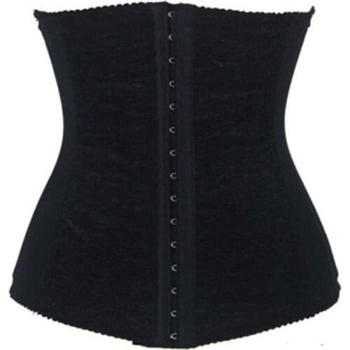 Sexy Lace Steel Bone Underbust Corsets Waist Trainer Slimming Body Shaper Waist Clip XS-6XL