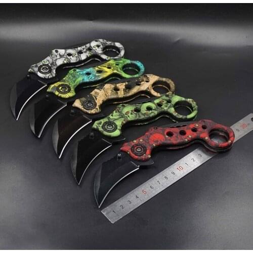 Folding karambit knife tactical cs go Outdoor Camping Hunting Pocket Knife Survival Tactical Claw Knives Utility EDC Multi Tools