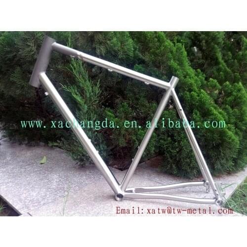 Titanium mtb bike frame with thru 142X12mm dropout titanium monutain bike frame custom