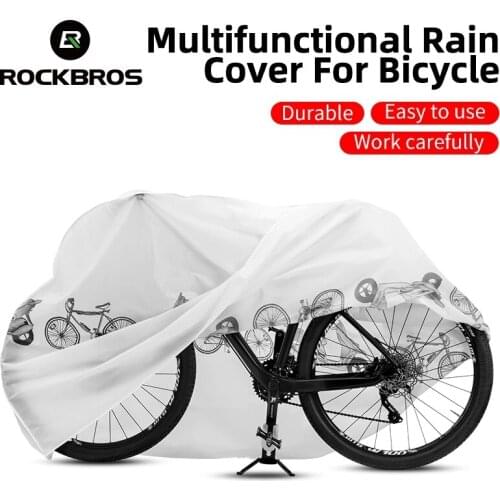 ROCKBROS Waterproof Bike Bicycle Cover Outdoor Sunscreen MTB Bike Case For Bicycle Prevent Rain Bike Cover Bicycle Accessories
