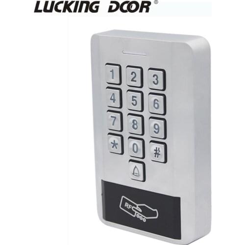 Waterproof IP68 Metal Case 125KHZ RFID Password Keypad Access Control Backlight Door Standalone Access Control system