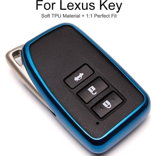 TPU Protection Car Key Cover Case For Lexus IS250 NX CT200h GS GS300 LX570 ES350 RX330 RX 300 IS200 Key Chain Ring Accessories