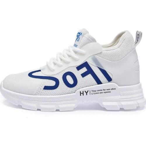 2019 New Casual Women Shoes Chunky Increase Within Sneakers Shoes Women Fashion Mesh Vulcanize Platform Sneakers Shoes H1-19