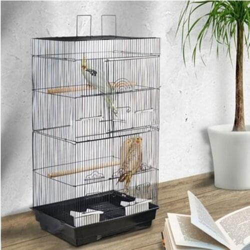 1Set European luxury parrot cage bird cage budgie parrot myna xuanfeng large giant oversized villa breeding cage