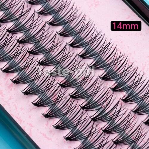 1 Box natural long 3d individual false eyelashes extension fake eye lashes profissional makeup supplies tool 8-14MM