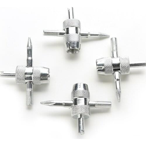 1Pc Tyre valve core tools valve core/4 Way Car Truck Tire Screwdriver Valve Stem Core Remover Installer Tool