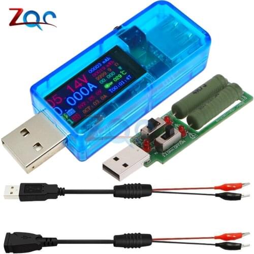 24 in 1 USB Tester DC Power Meter Digital Voltmeter Voltimetro Volt Meter Power Bank Wattmeter Voltage Tester Doctor Detector