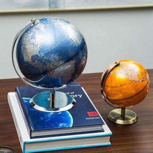 3D Globe home ornaments living room soft decorations office desktop Light luxury crafts furnishings